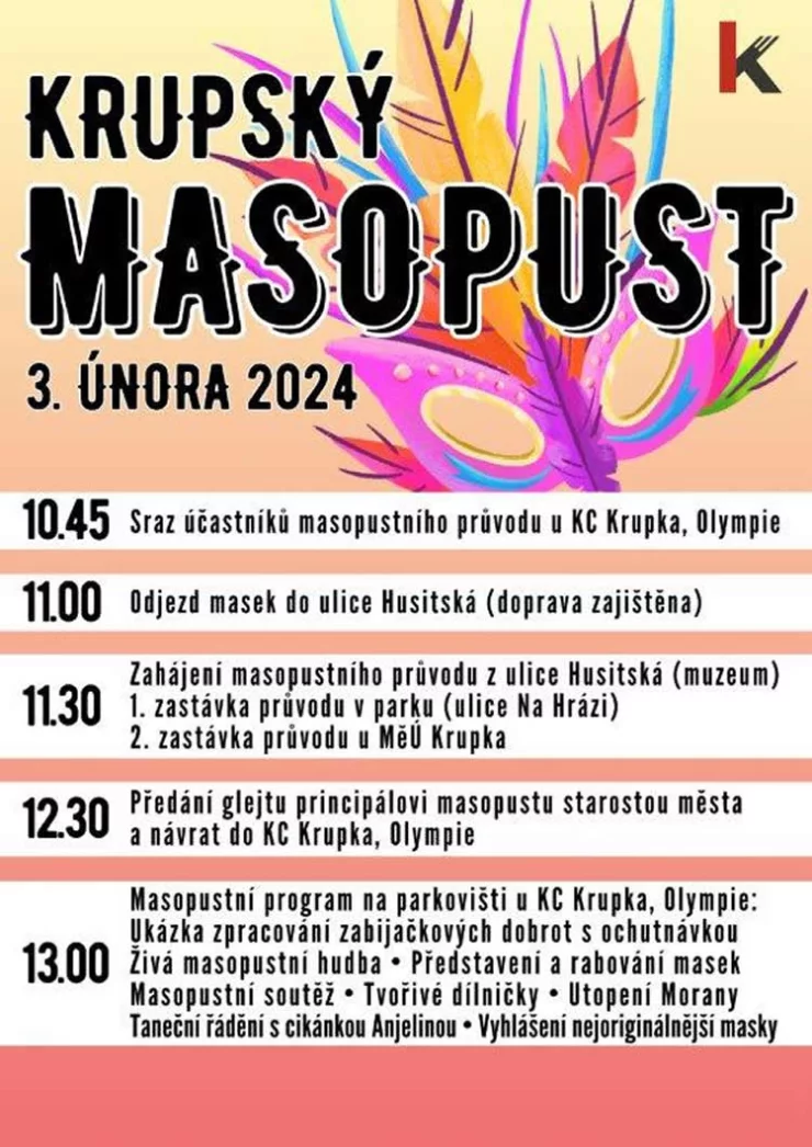 MojeTrhy.cz: Krupský masopust - Krupka 2024