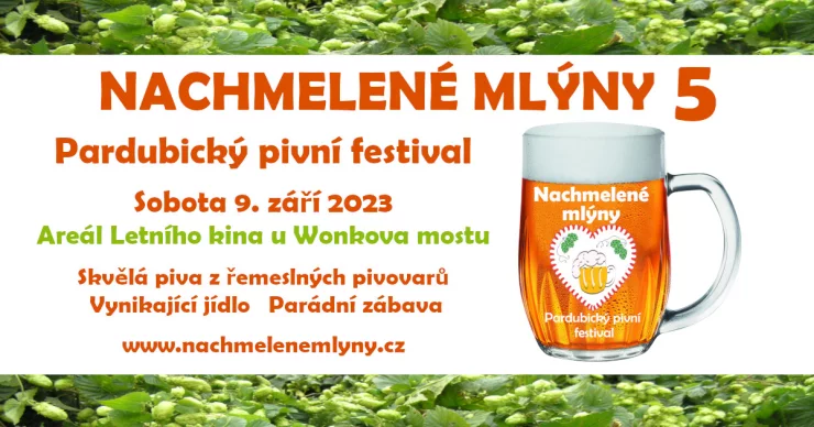 MojeTrhy.cz: Pivní festival Nachmelené mlýny 5 Pardubice