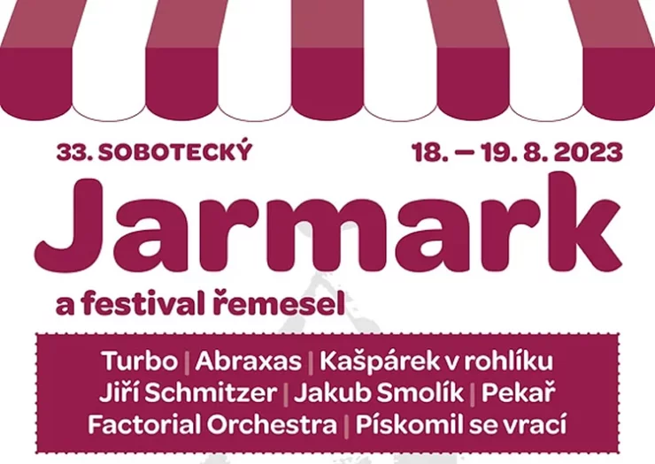 MojeTrhy.cz: Jarmark a festival řemesel Sobotka 2023