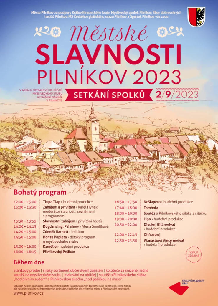 MojeTrhy.cz: Městské slavnosti Pilníkov 2023