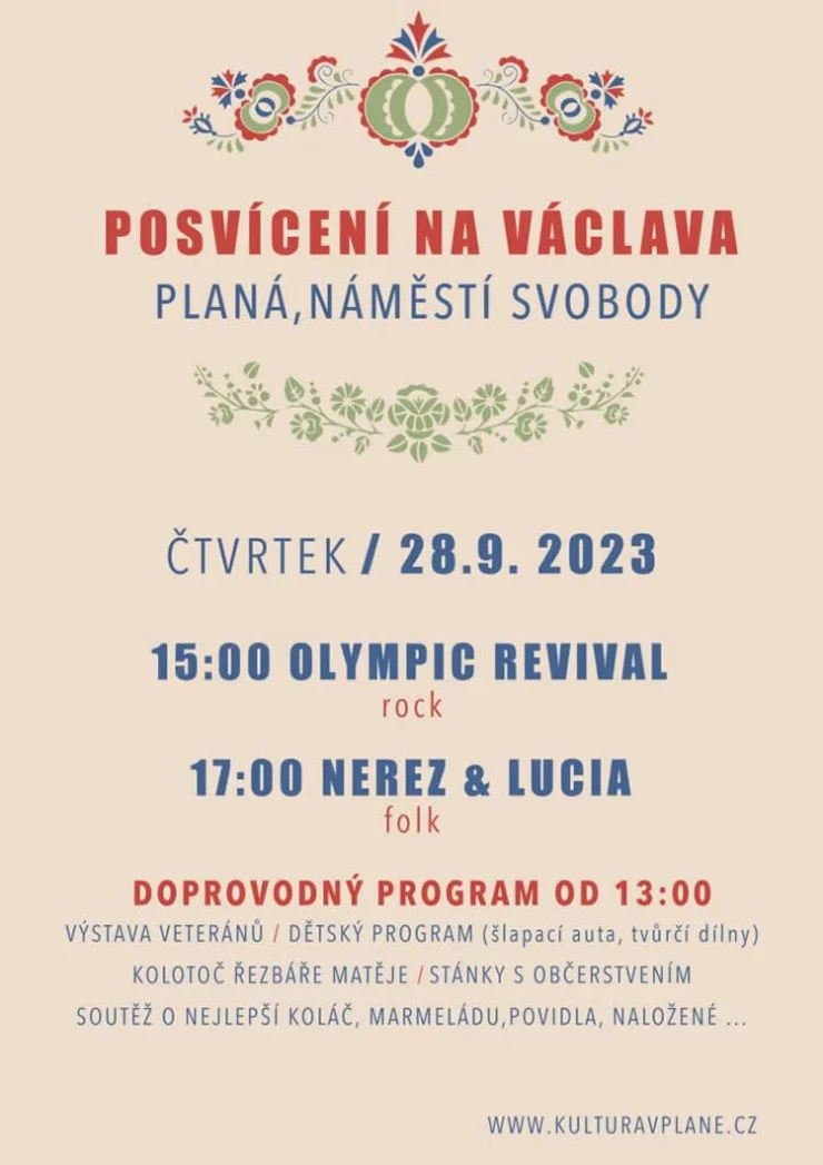 MojeTrhy.cz: Posvícení na Václava Planá