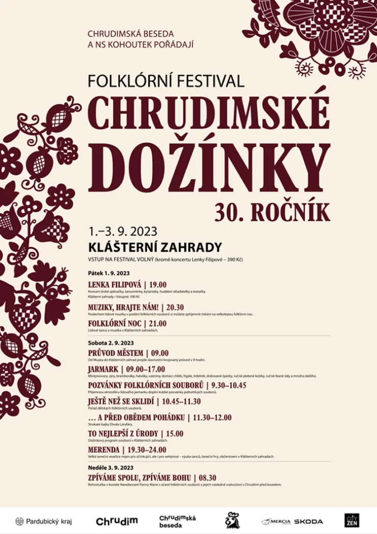 MojeTrhy.cz: Chrudim - Dožínky – folklórní festival 2023